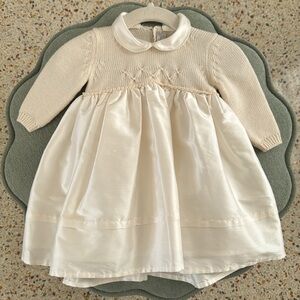 Ivory dress for Baptism or special occasions.